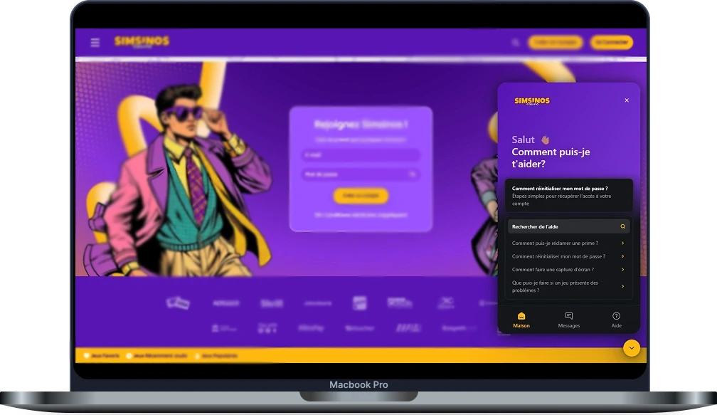 Simsinos Casino Support Client